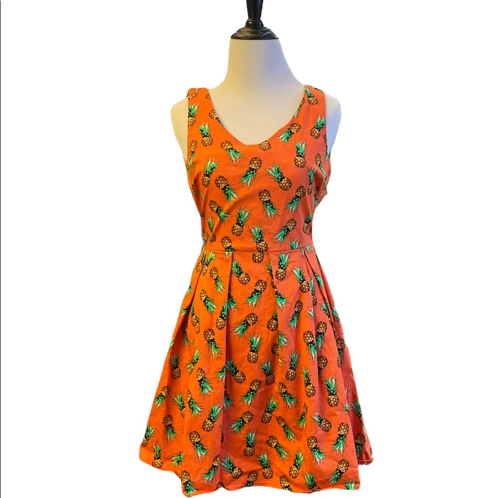 LAST DAY: ModCloth Orange Pineapple Dress
